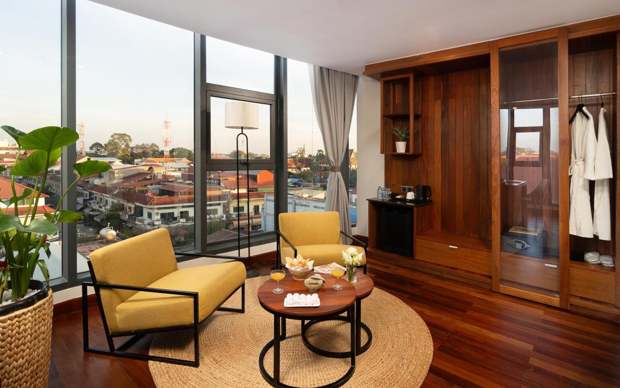Koulen Central Hotel Siem Reap Exterior foto